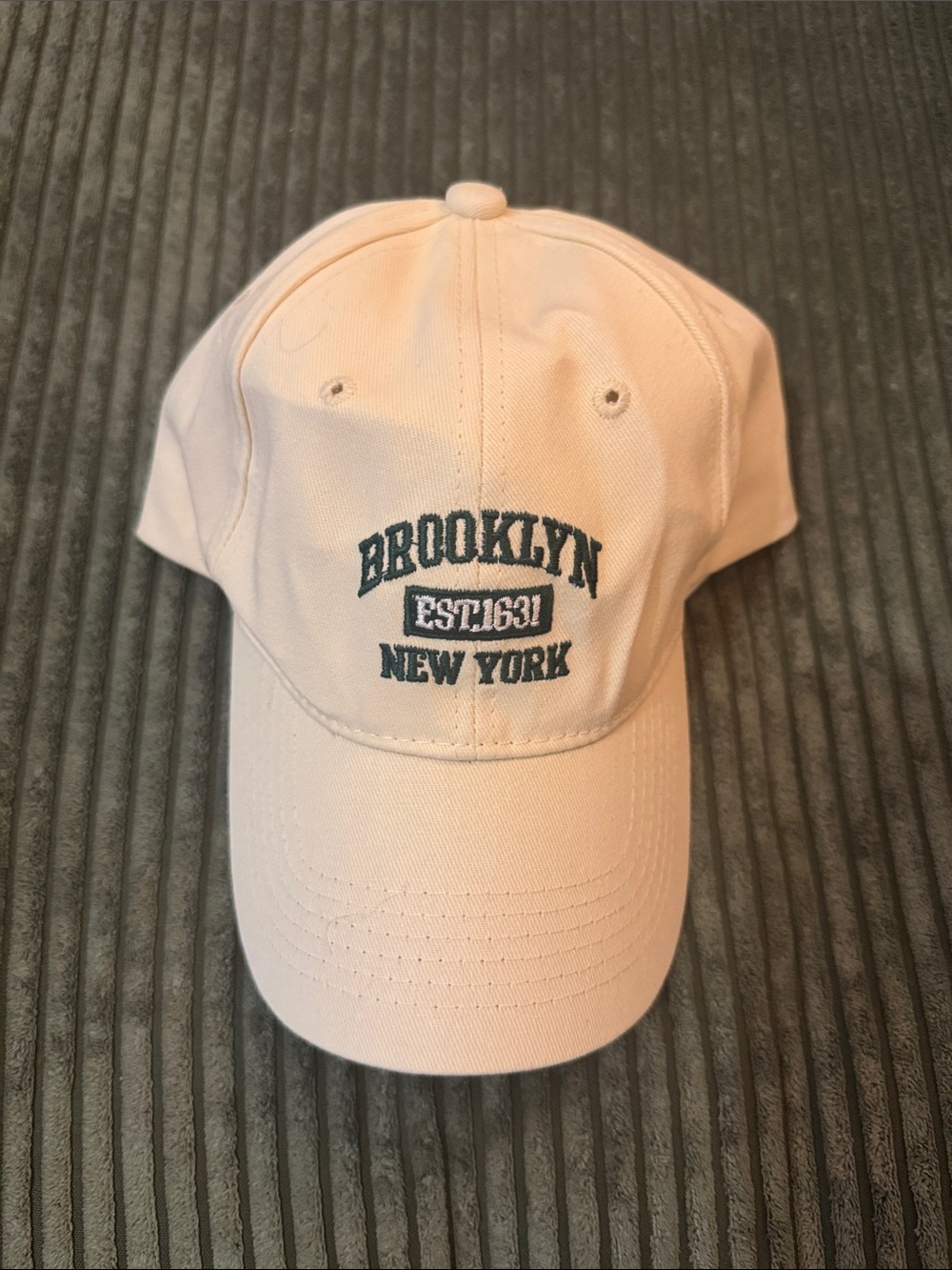 Brooklyn New York Baseball Cap - Cream